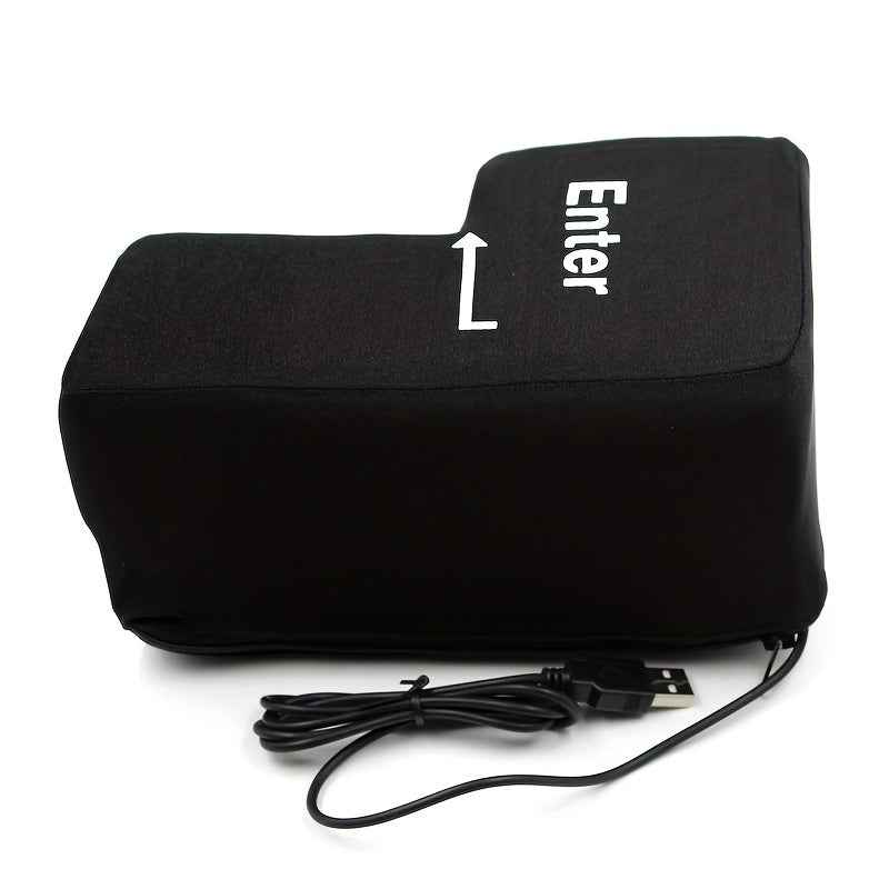 Novelty Enter Key Pillow | Office Desk Tool, Bin Enter Large Enter Key, Nap Pillow for Office Workers, Suitable for Multiple Scenarios, Birthday and Christmas Prank Gift for Those Over 14 Years Old, Available in and Pink, Wov