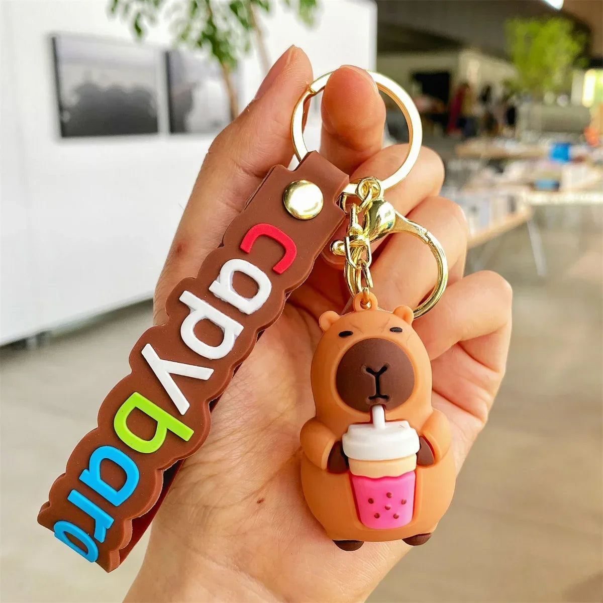 Capybara Keychain