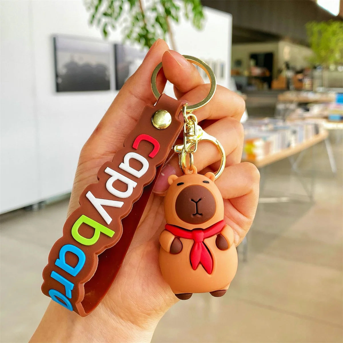Capybara Keychain