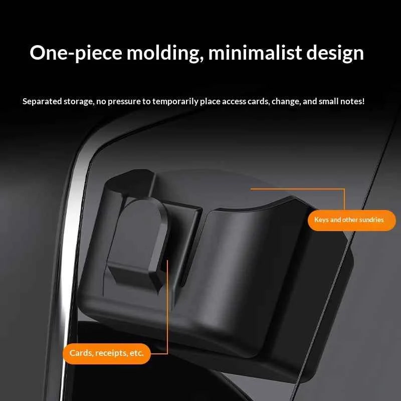 Car Dashboard Key Storage Box Reusable Back Adhesive Organizer Box Anti-Slip Dashboard Organizer Car Stowing Tidying Accessorie