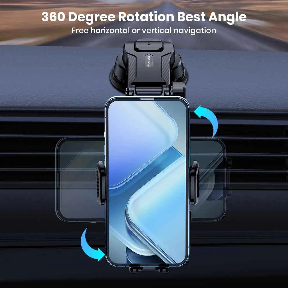 TOPK Car Phone Holder Air Vent Suction Cup Mount for iPhone Xiaomi Samsung Auto Mobile Support GPS Stand Dashboard Bracket