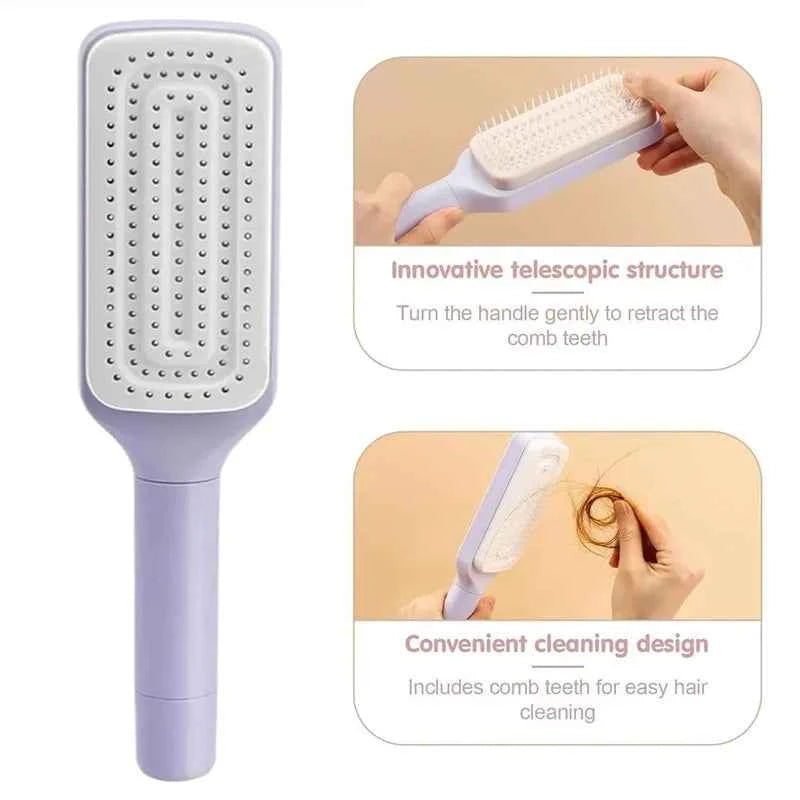 Self Cleaning Hair Brush