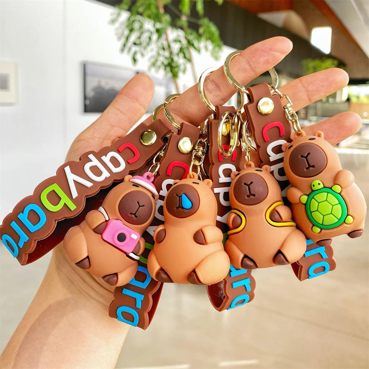 Capybara Keychain