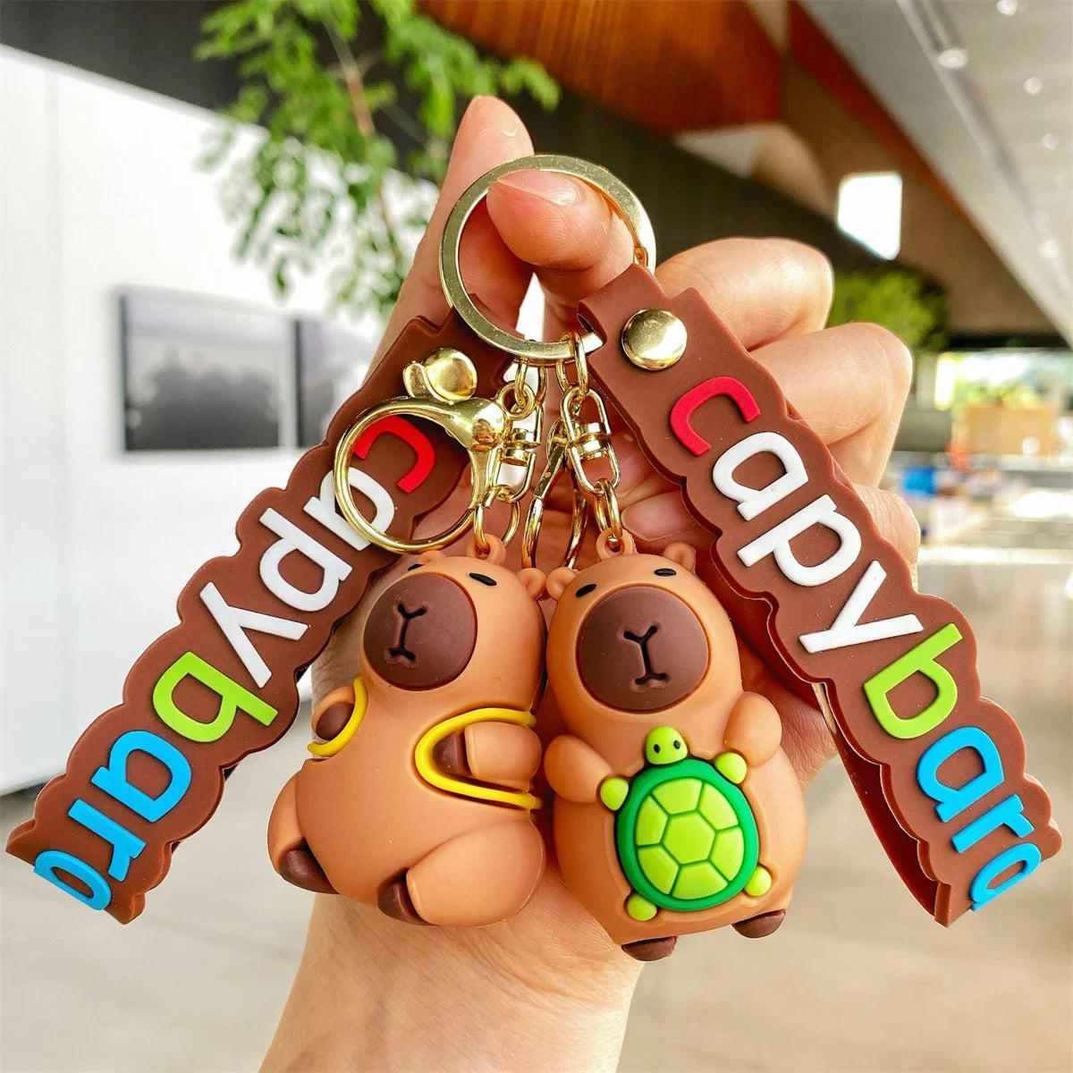 Capybara Keychain